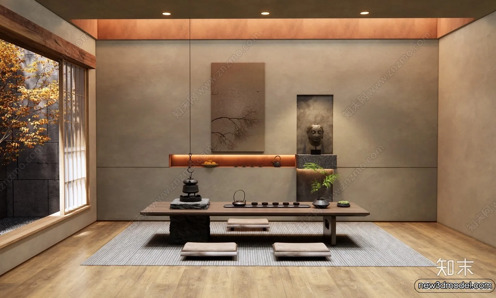 Tearoom - 3D Models - 3D Interior Scenes - 126