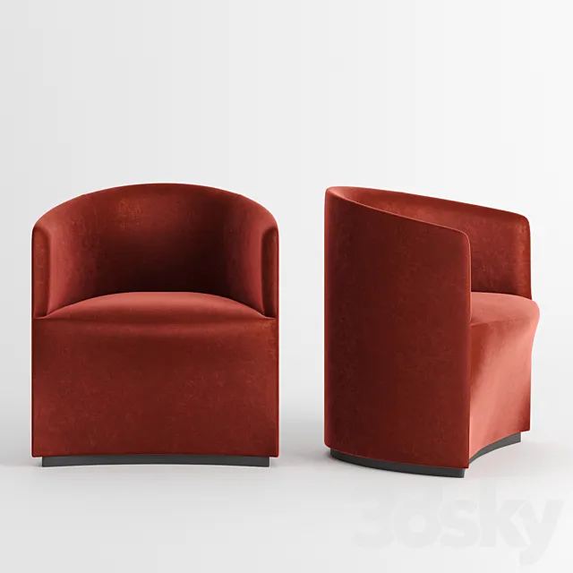 Tearoom Club Chair By Menu 3DModel