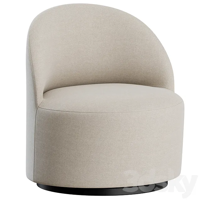 Tearoom Lounge Chairs by Menu 3D Model