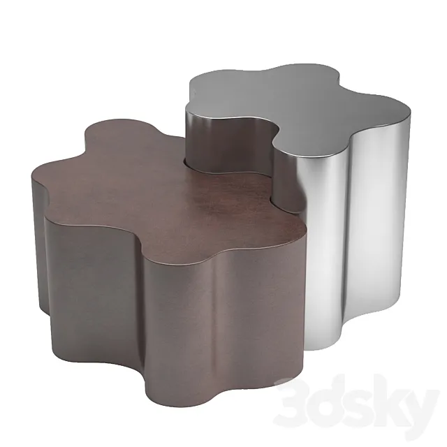 Teatro Magico Low Table by Saba Italia 3D Model