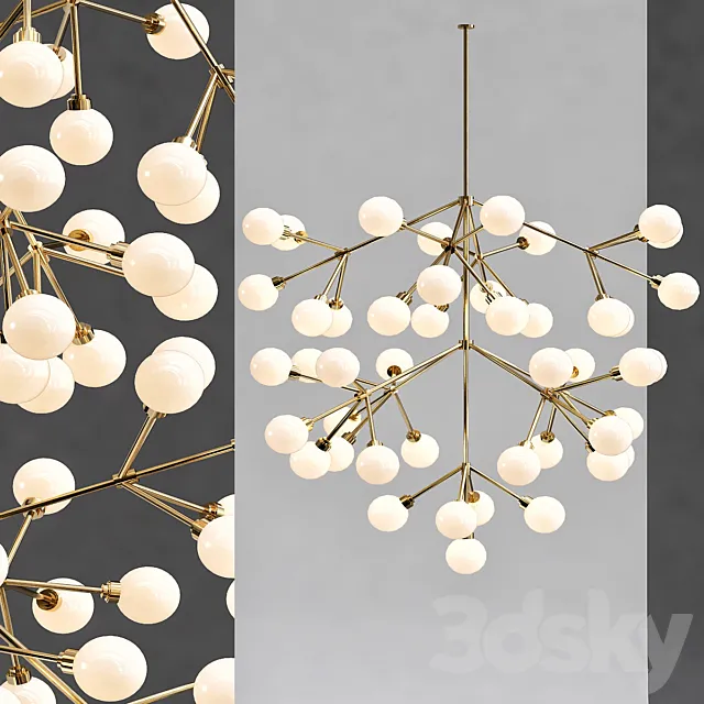 Tech Lighting Mara Grande Chandelier 3D Model