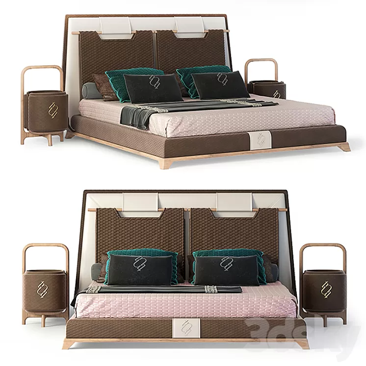 Techinova Bed - Fortune II Collection 2018 3D Model