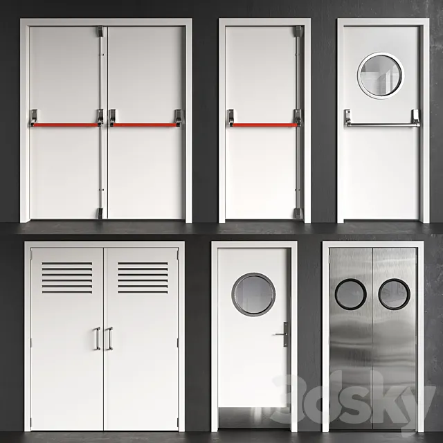 Technical Doors 3DModel