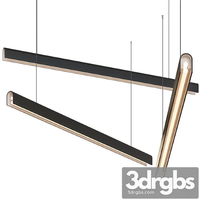 Technical lighting U-light by tossb suspended lamp 3D Model Free