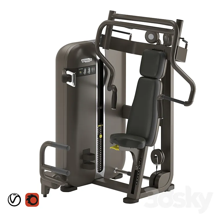 Technogym Artis Chest Press 3D Model Free Download