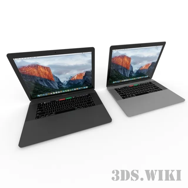 technology - Apple MacBook Pro 15 inch 3D Model