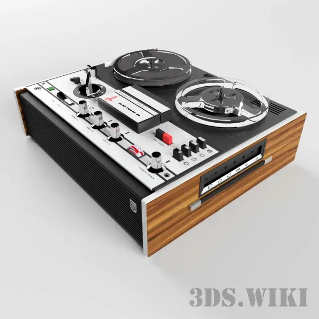 technology - Astra-207 tape recorder 3D Model