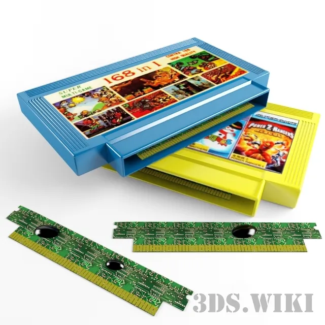 technology - Atari Cartridge 3D Model