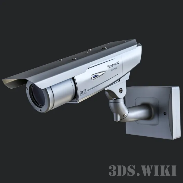 technology - CCTV camera Panasonic CW380 3D Model