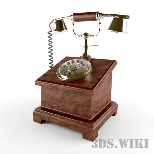 technology - Classic retro telephone 3D Model