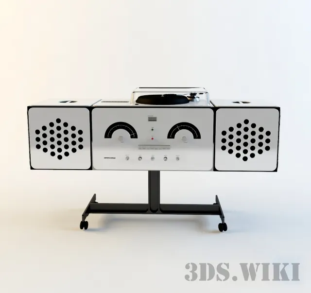 technology - Designer radio BRIONVEGA RR 226 3D Model