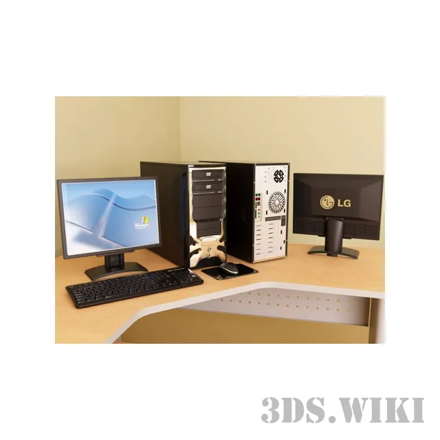 technology - Desktop computer 3D Model