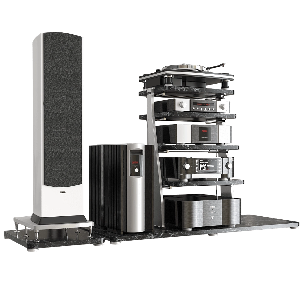 technology - Elite Hi-End audio system from Mark-Levinson and Revel 3D Model