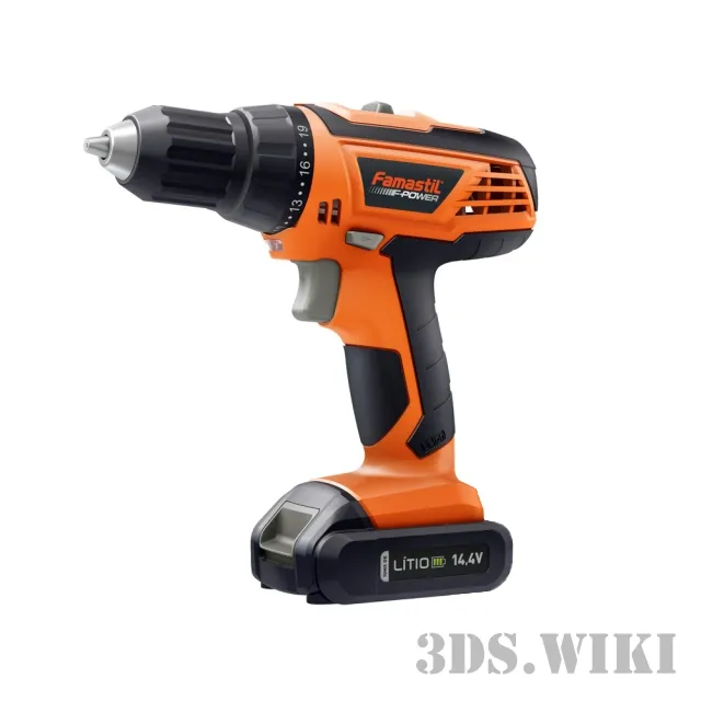 technology - Famastil screwdriver 3D Model