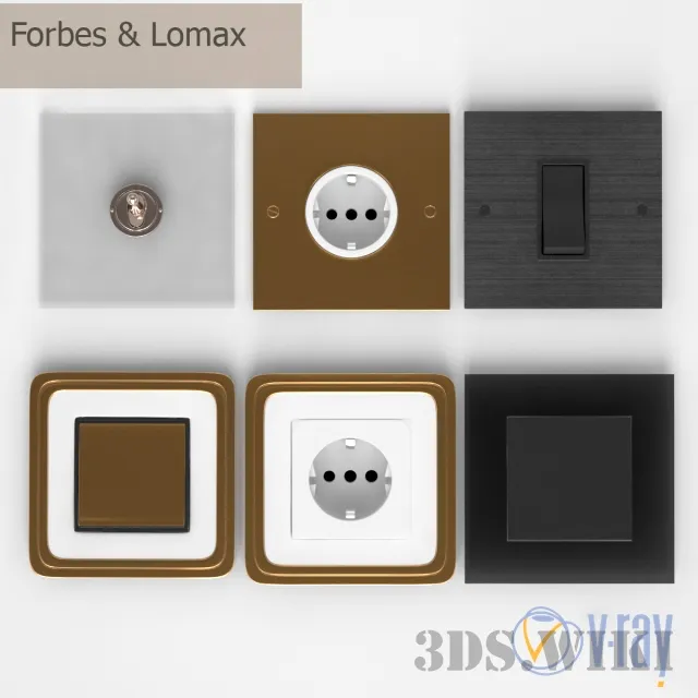 technology - Forbes & Lomax and Gira Switch Set 3D Model
