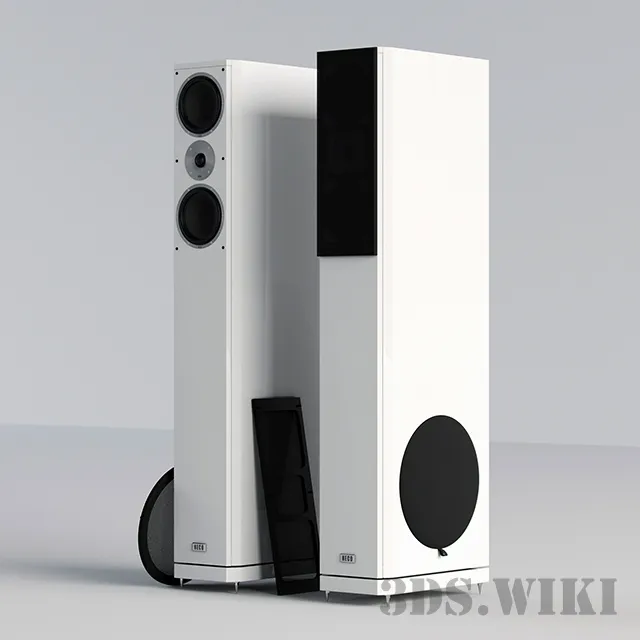 technology - Heco Aleva GT 1002 Piano White 3D Model