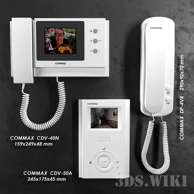 technology - Intercoms Commax 3D Model