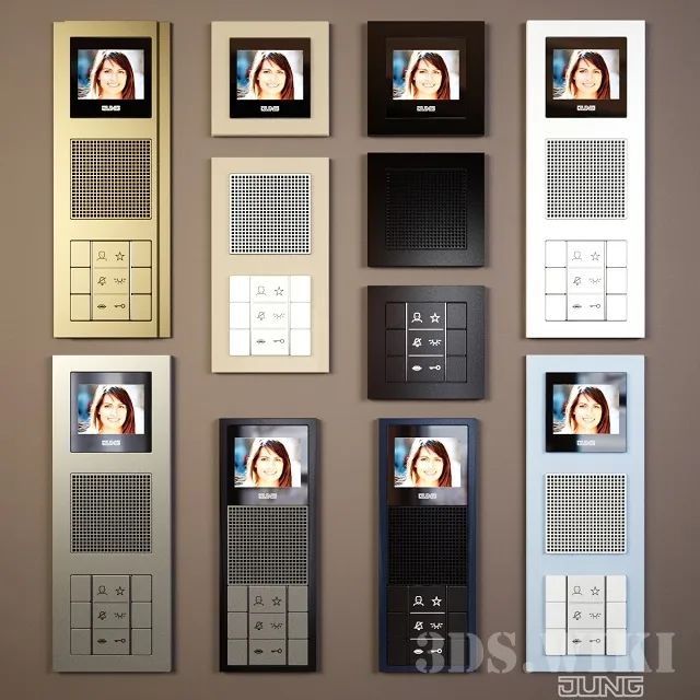 technology - JUNG doorphones 3D Model