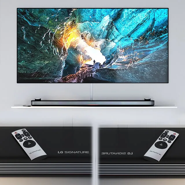 technology - LG SIGNATURE Wallpapper OLED 4K TV 3D Model