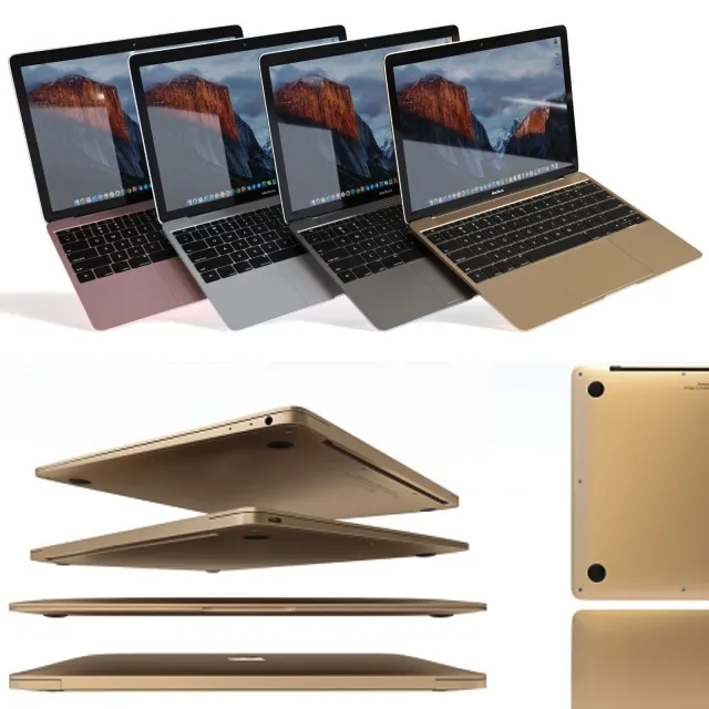 technology - MacBook 3D Model