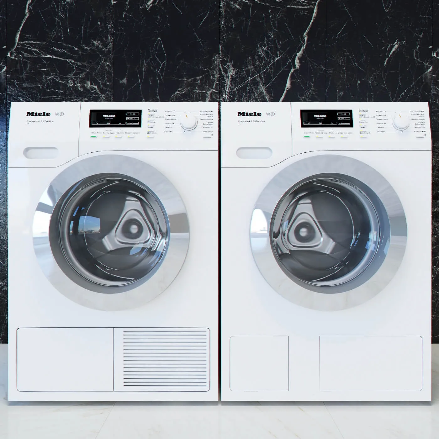 technology - Miele T1 W1 washing machines and dryers 3D Model