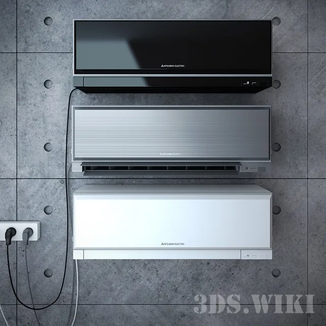 technology - Mitsubishi Electric air conditioners 3D Model