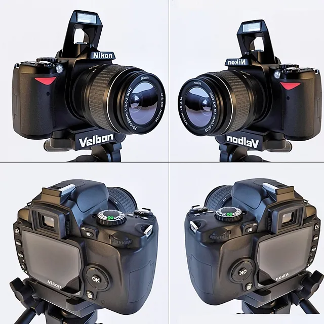 technology - Nikon Velbon 3D Model