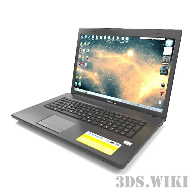technology - Notebook LENOVO G770 3D Model