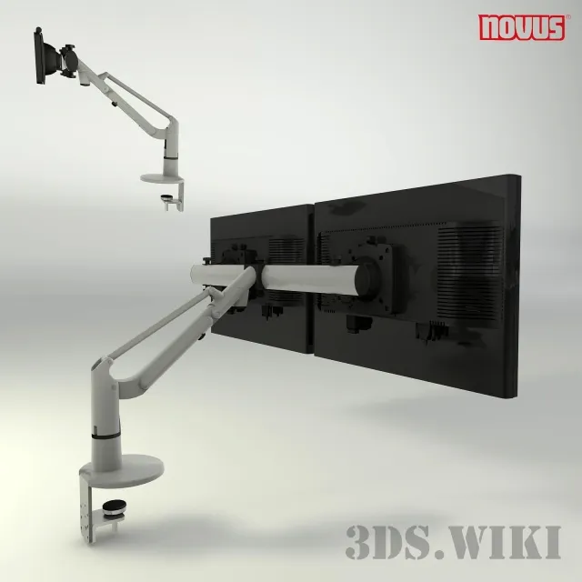 technology - Novus LiftTec arm with monitors 3D Model