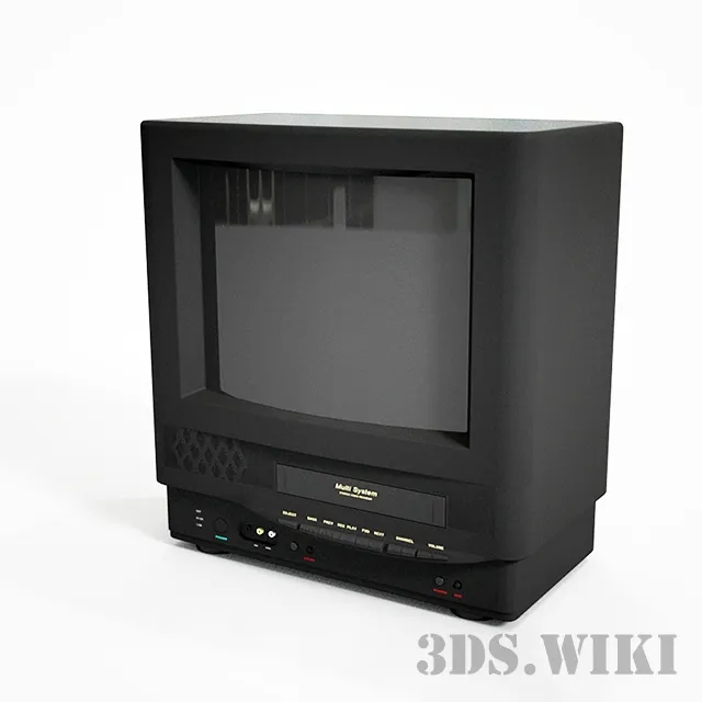technology - Old TV 3D Model