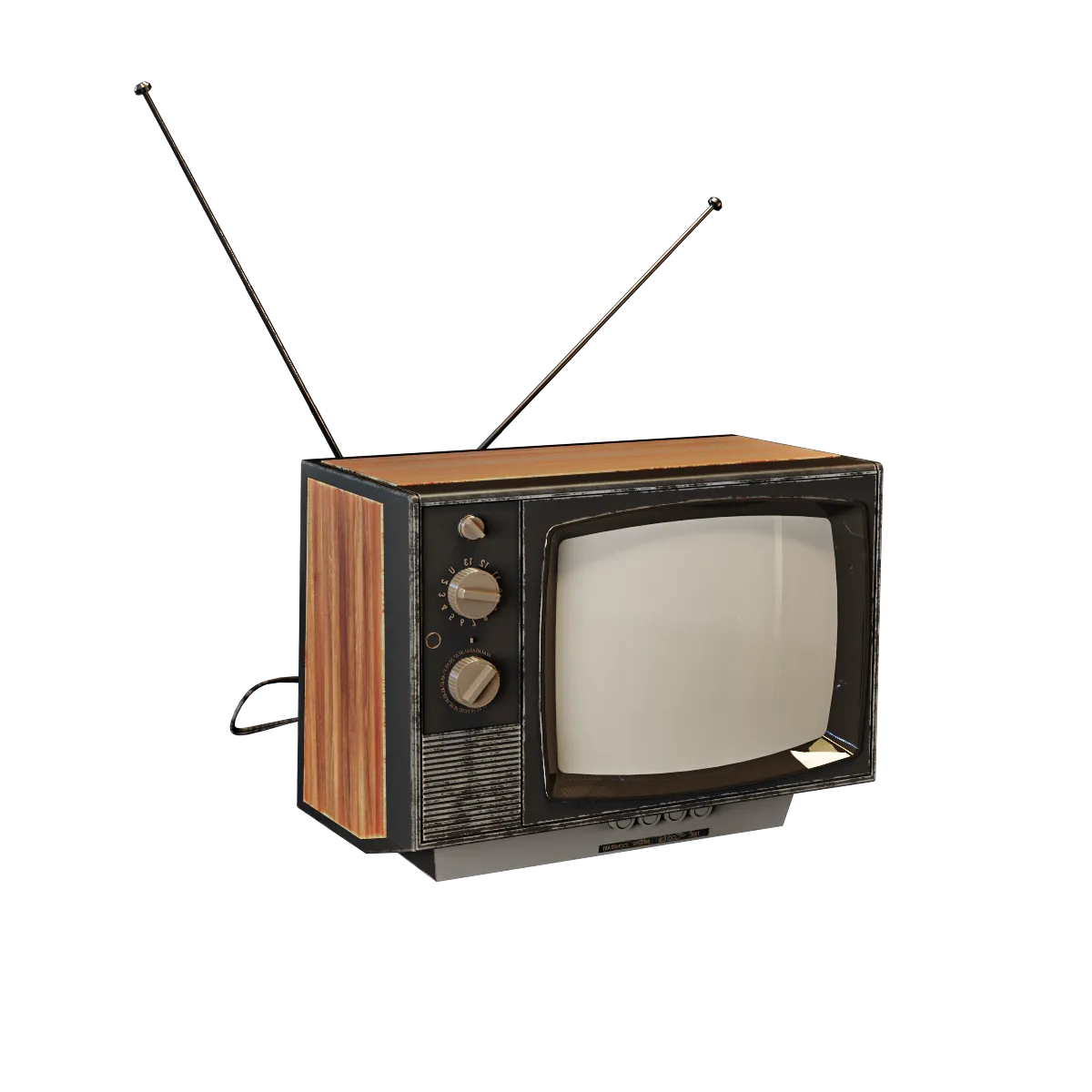 technology - Old TV 3D Model