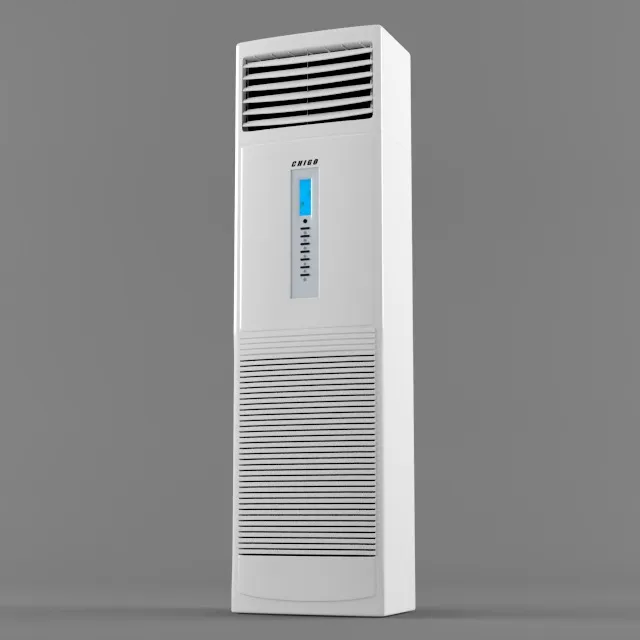 technology - Outdoor air conditioner 3D Model