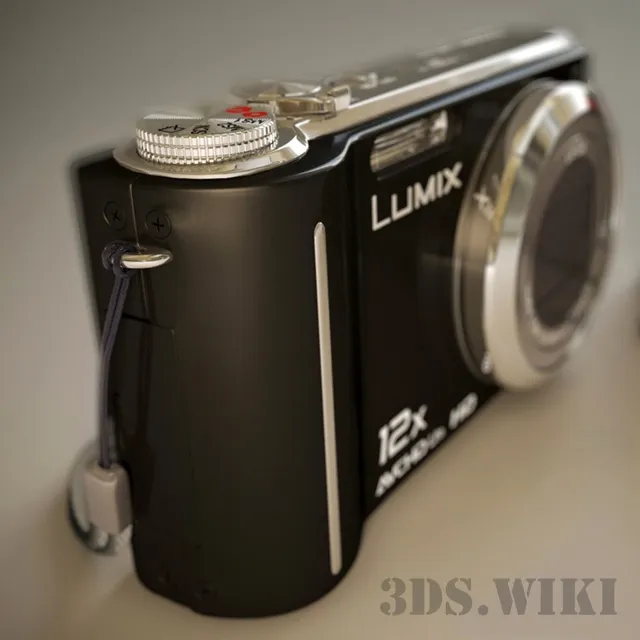 technology - Panasonic Lumix DMC-TZ7 camera 3D Model
