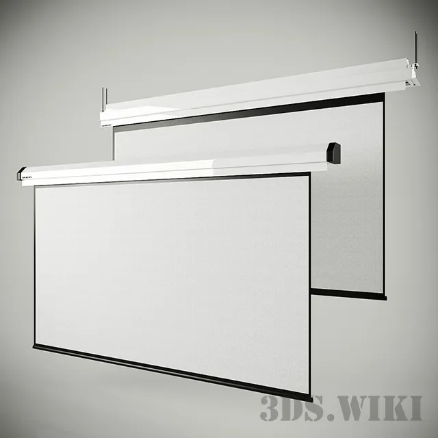 technology - PROJECTOR SCREEN 3D Model