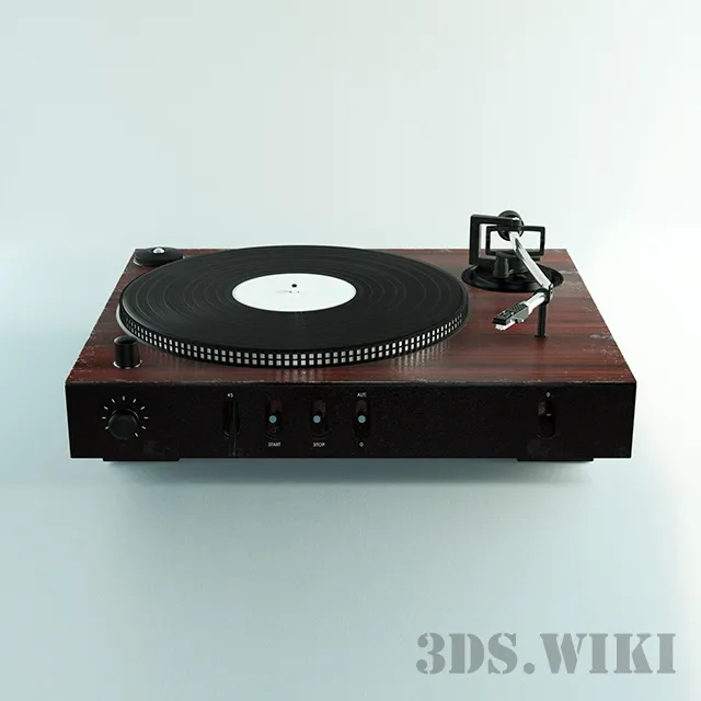 technology - Record player 3D Model