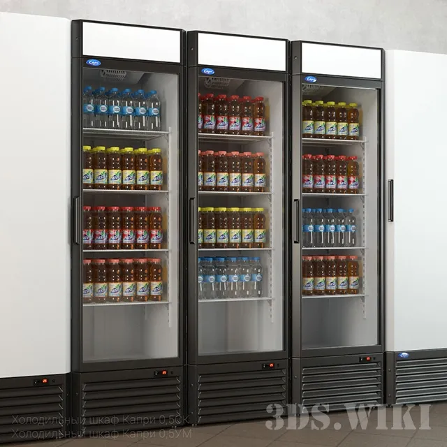 technology - Refrigeration cabinet Marikholodmash Capri 3D Model
