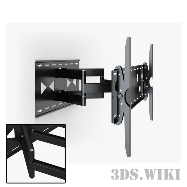 technology - Rigged TV Bracket 3D Model