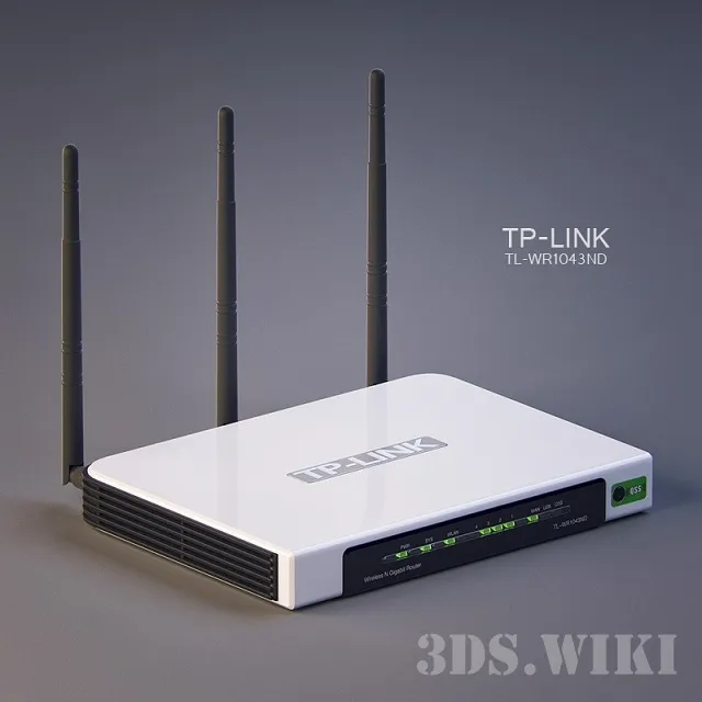 technology - Router TP-LINK 3D Model