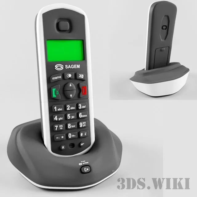 technology - SAGEM phone 3D Model