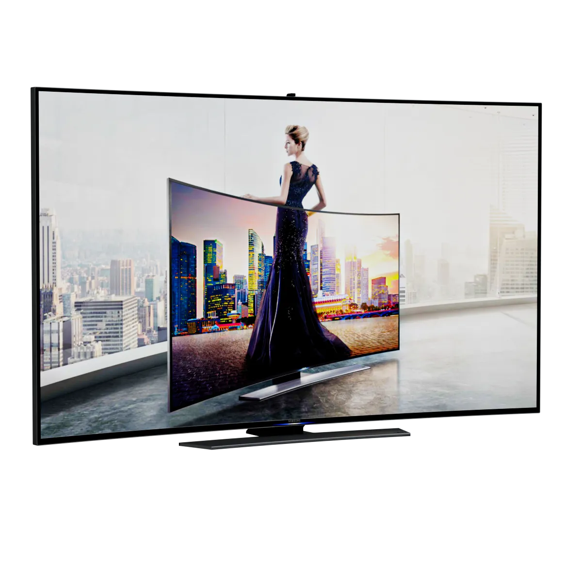 technology - Samsung 4K Ultra HD TV 3D Model
