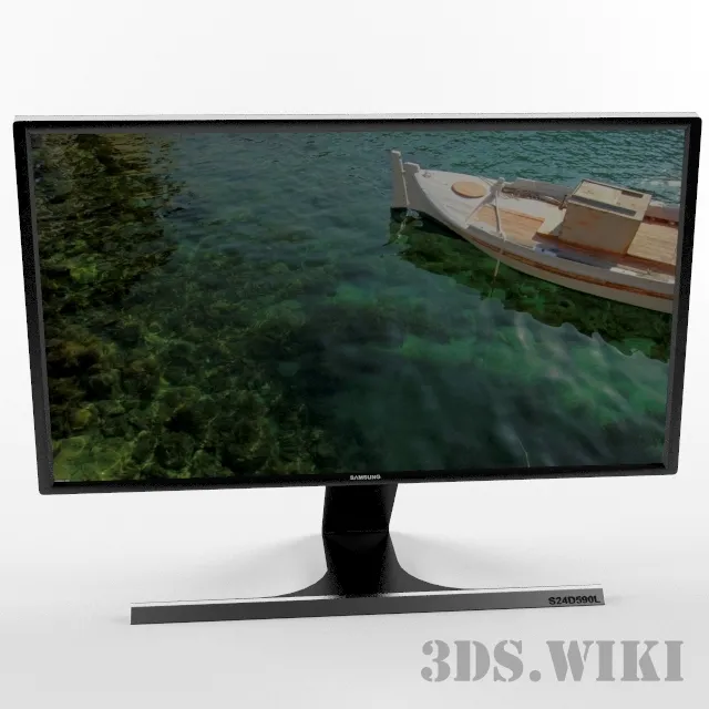 technology - Samsung S24D590L 3D Model