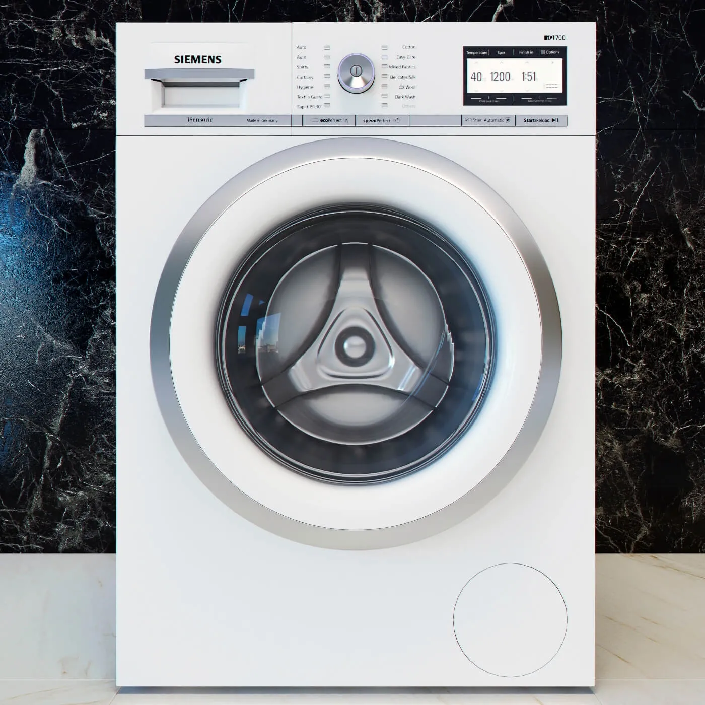 technology - Siemens IQ-700 Washing Machine 3D Model