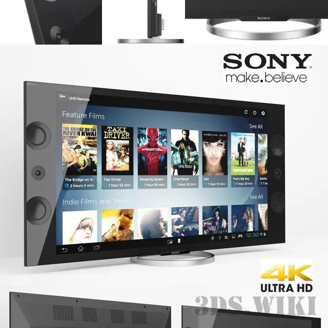 technology - SONY 4K Ultra HD TV 3D Model