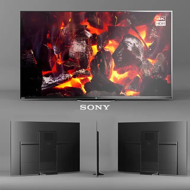 technology - Sony AF8 Oled 4K Ultra HD (HDR) Smart TV (Android TV) 3D Model