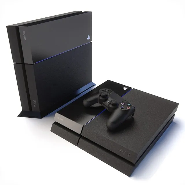 technology - Sony PlayStation 4 3D Model