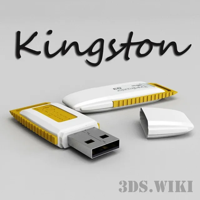 technology - USB flash drive Kingston 3D Model