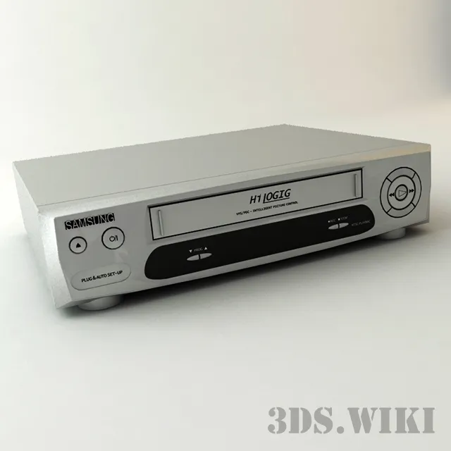 technology - Vintage VHS Recorder 3D Model