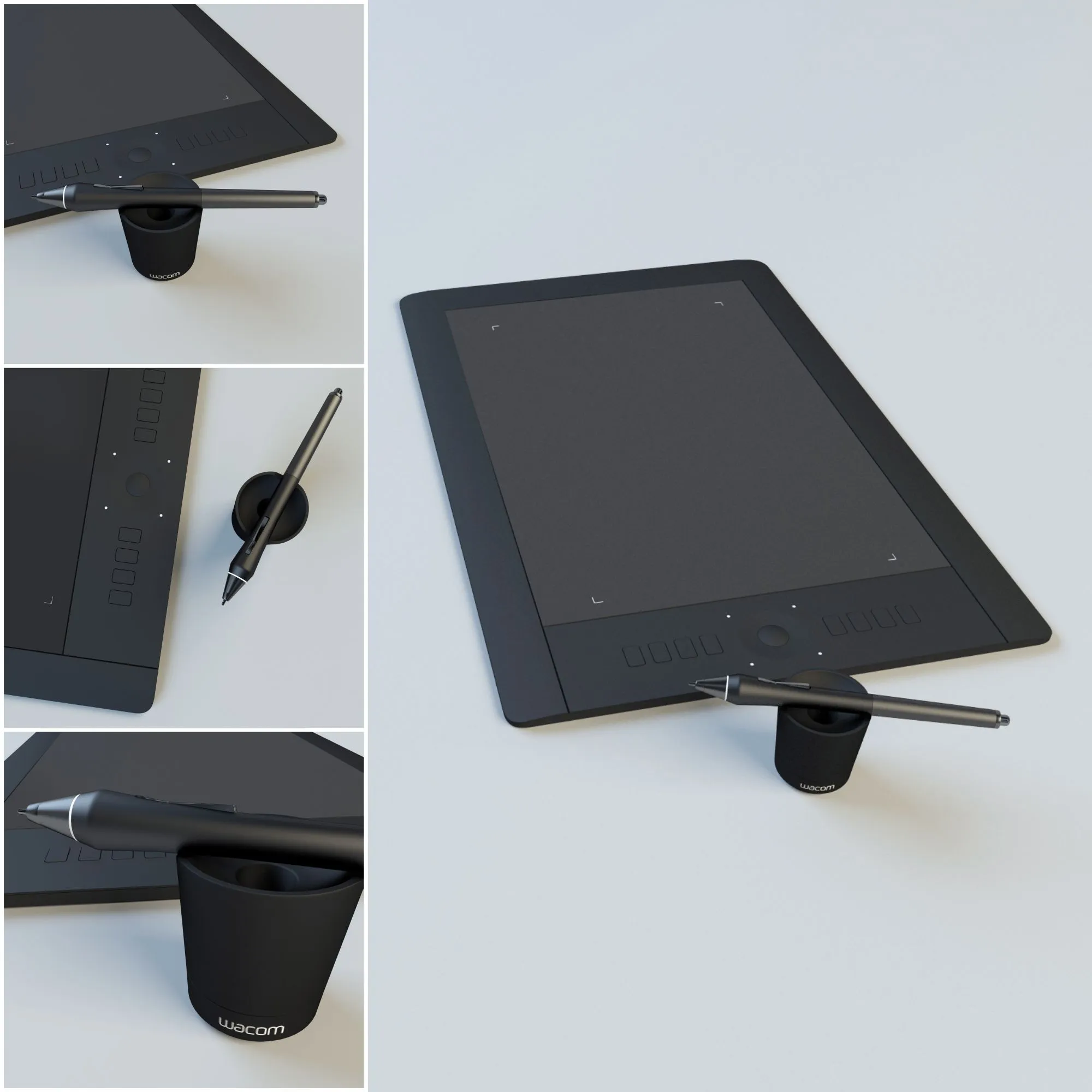 technology - Wacom Pen Tablet 3D Model