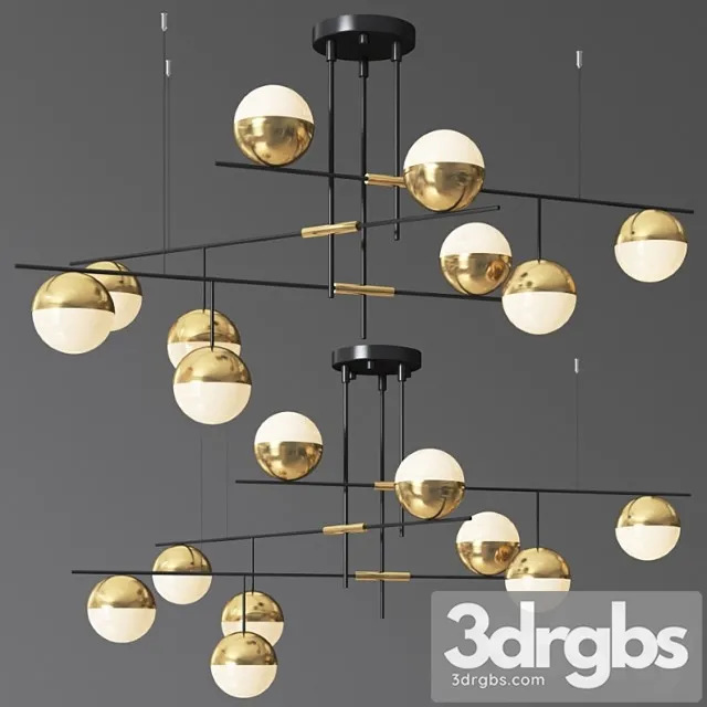 Technum Chandelier Lampatron 3 3D Model Free