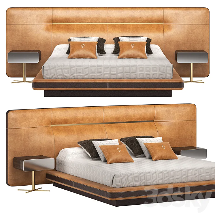 Tecni Nova 4231 Bed 3D Model Free